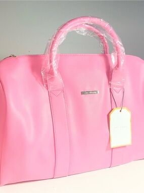 Amy Miller Pink Weekender Duffel Bag NWT Travel Tote Carry On Detachable Strap